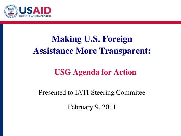 making u s foreign assistance more transparent