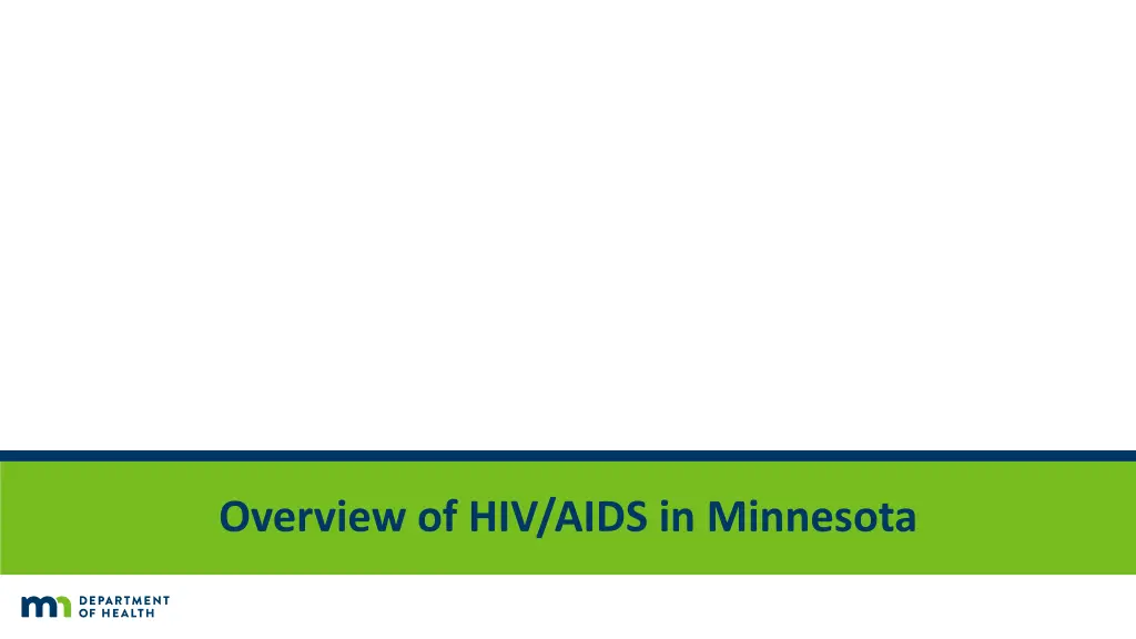 overview of hiv aids in minnesota