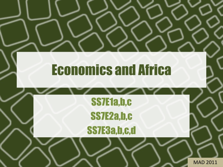 economics and africa
