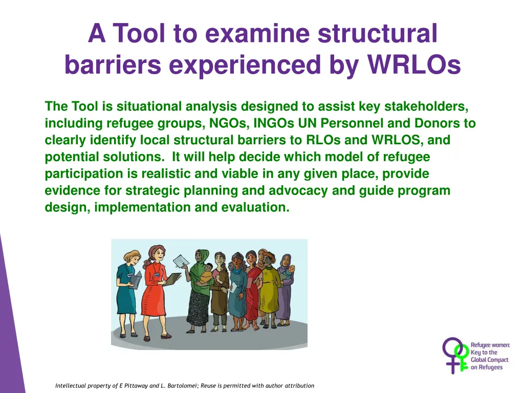 a tool to examine structural barriers experienced