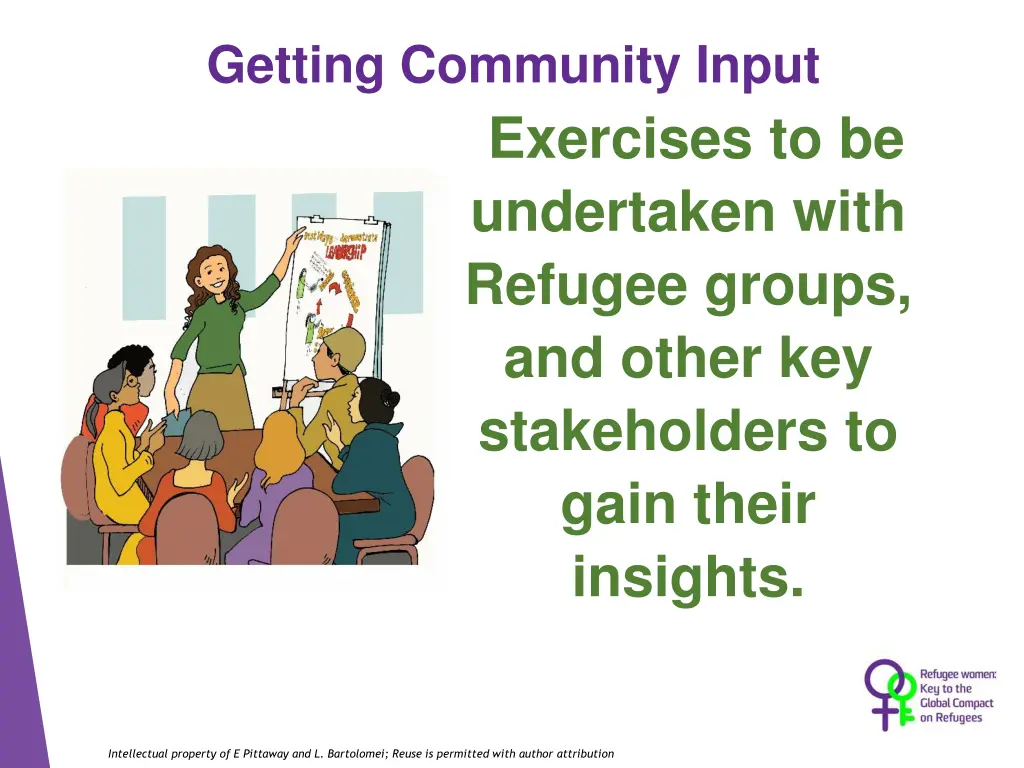 getting community input exercises