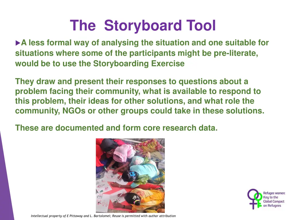 the storyboard tool