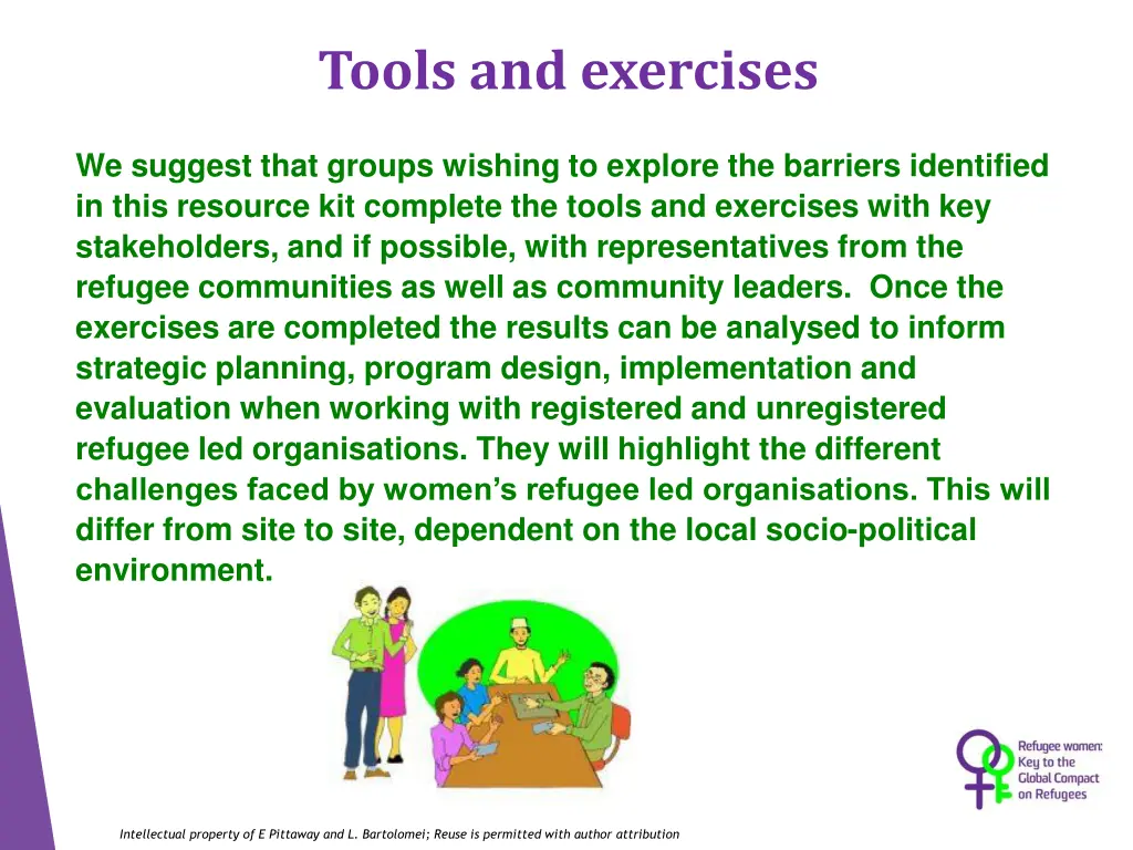 tools and exercises