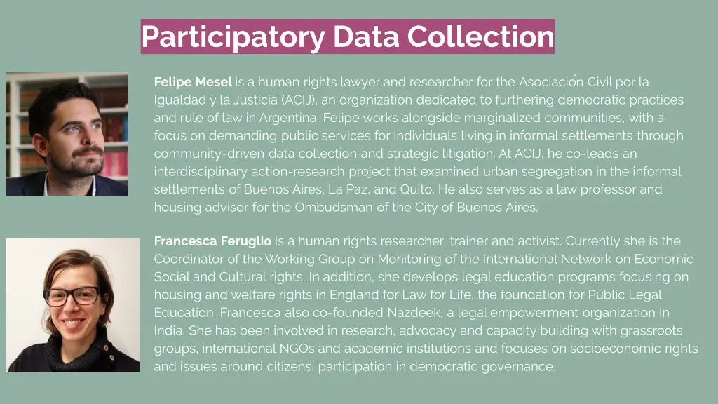 participatory data collection