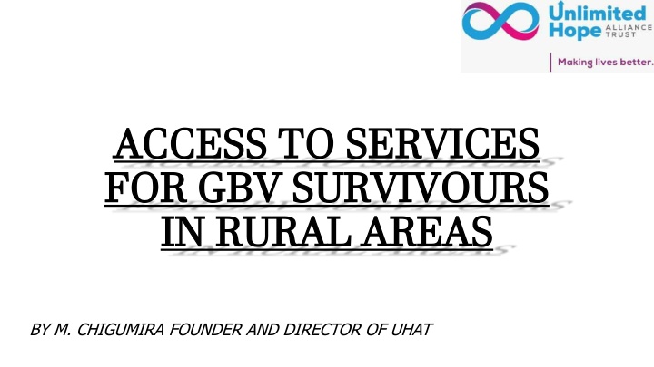 access to services for gbv survivours in rural