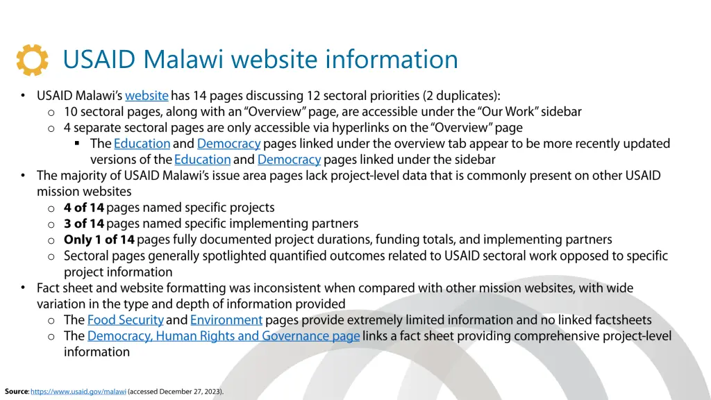usaid malawi website information