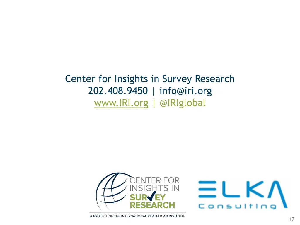 center for insights in survey research