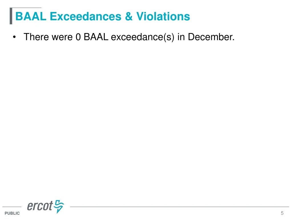 baal exceedances violations