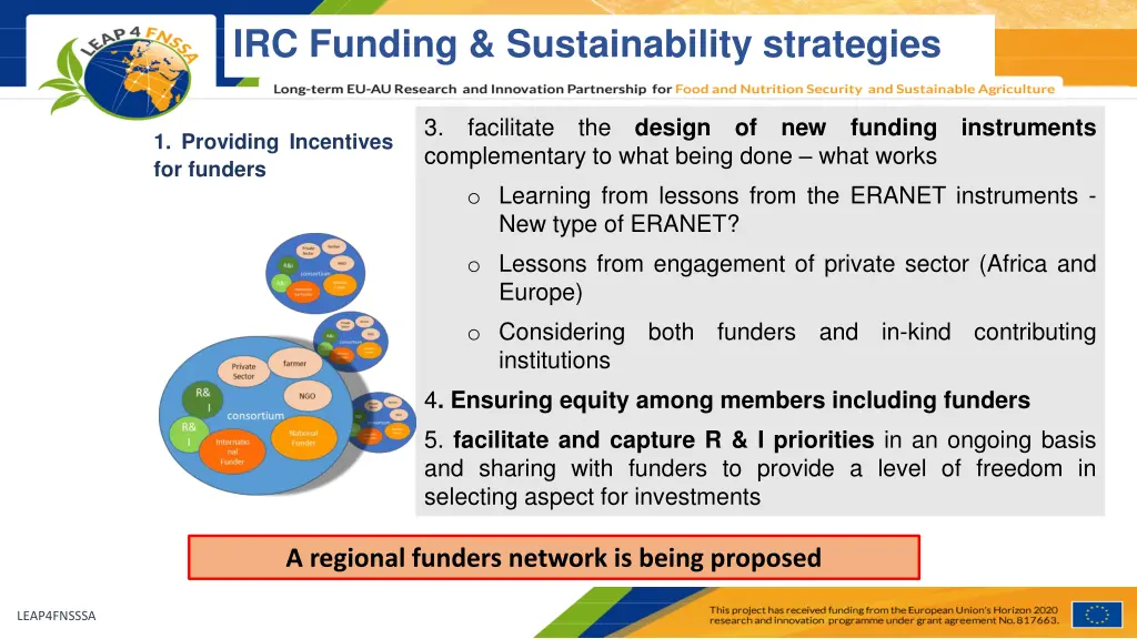 irc funding sustainability strategies 8