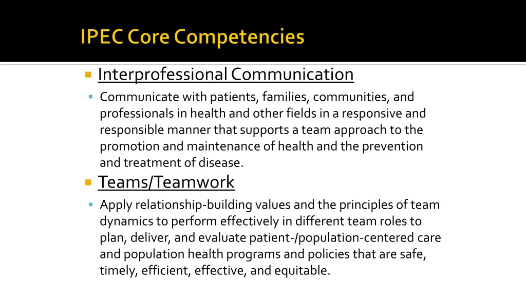 interprofessional communication communicate with