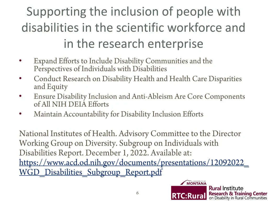 supporting the inclusion of people with 2