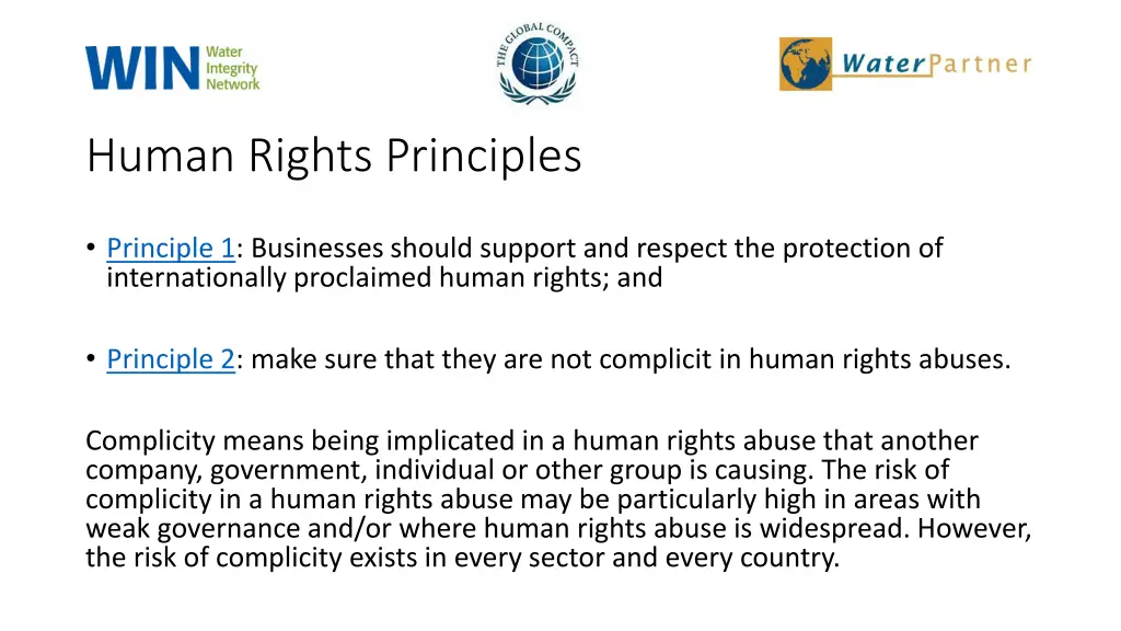 human rights principles