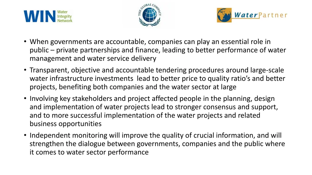 when governments are accountable companies