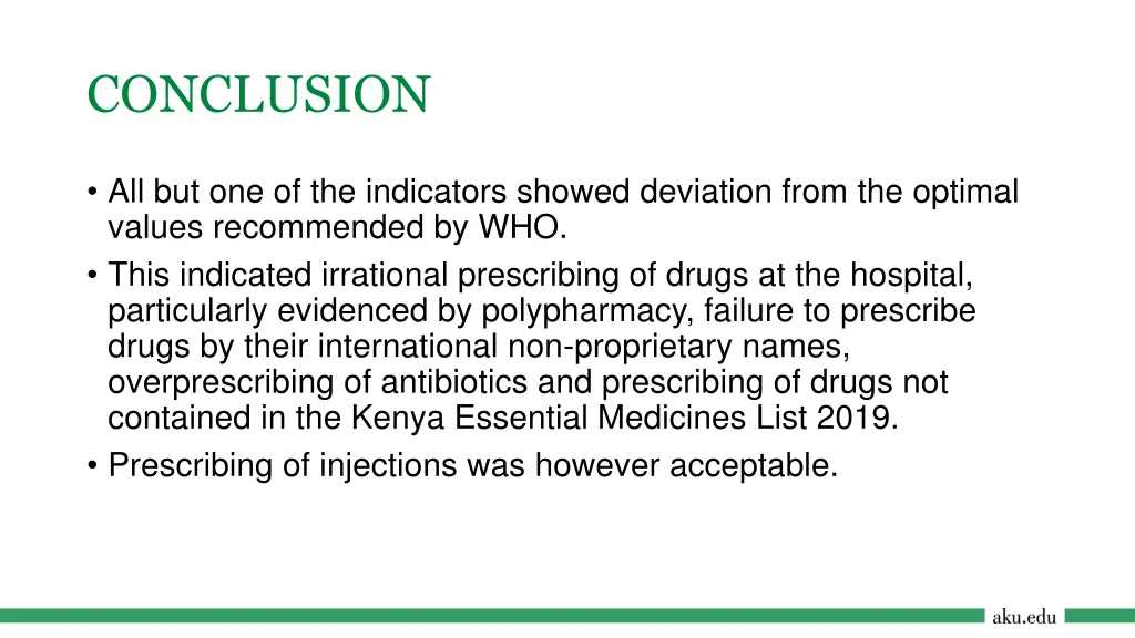 conclusion