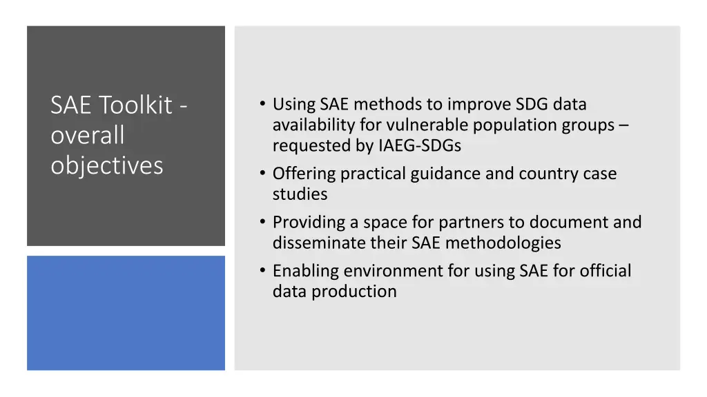 sae toolkit overall objectives 1