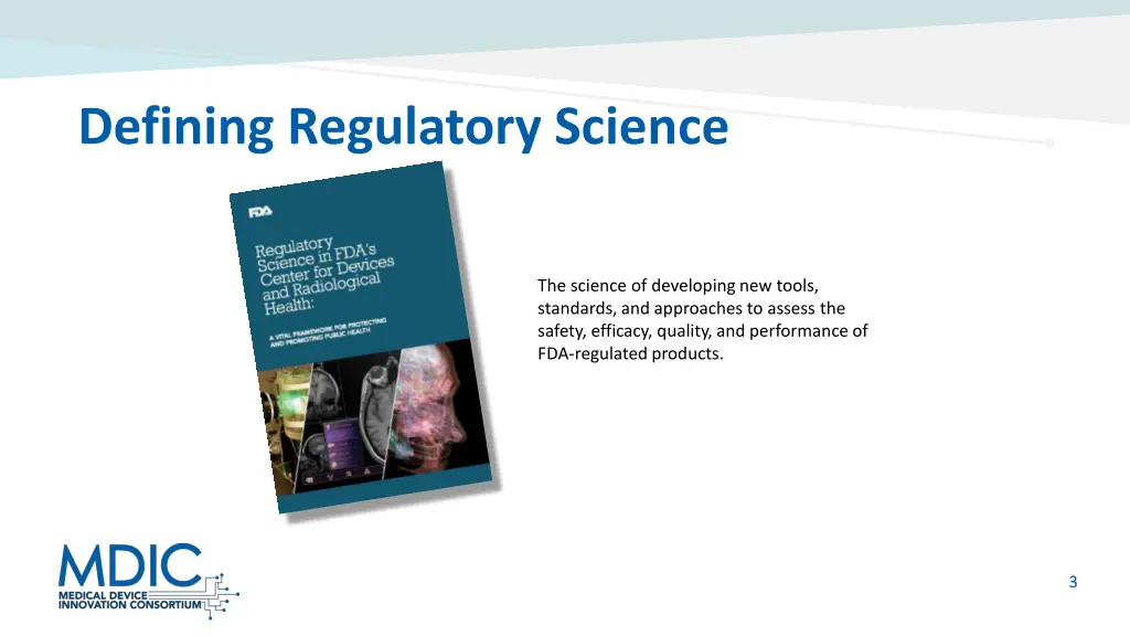 defining regulatory science