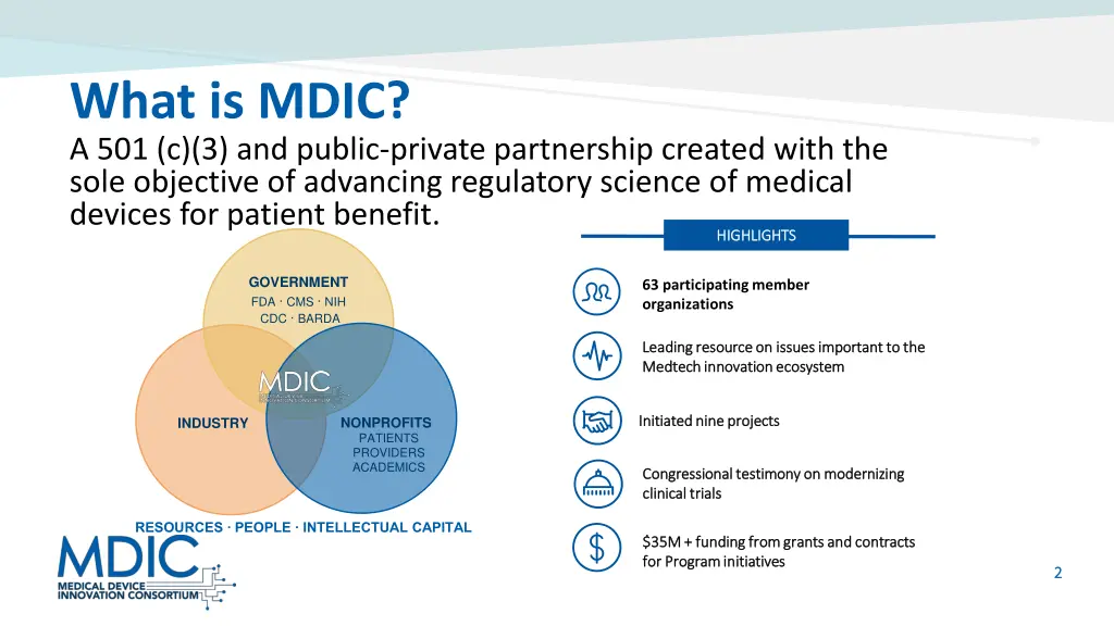 what is mdic