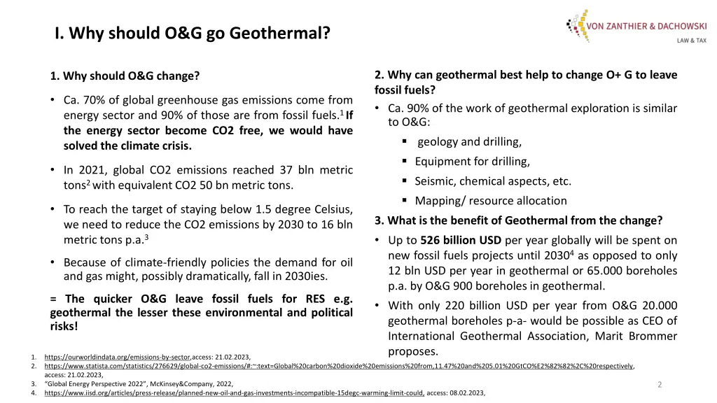 i why should o g go geothermal