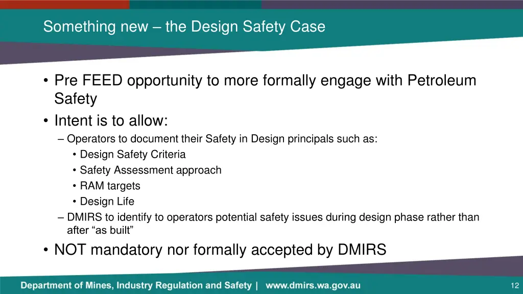 something new the design safety case