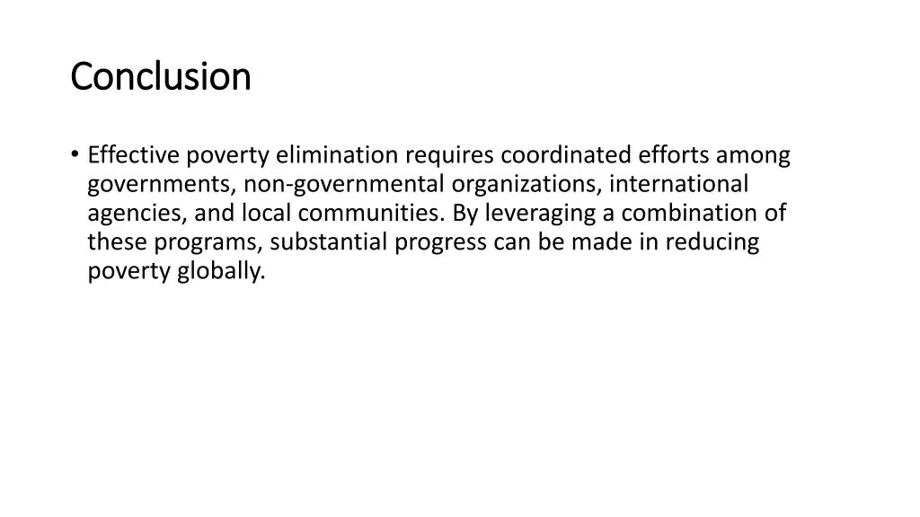 conclusion conclusion
