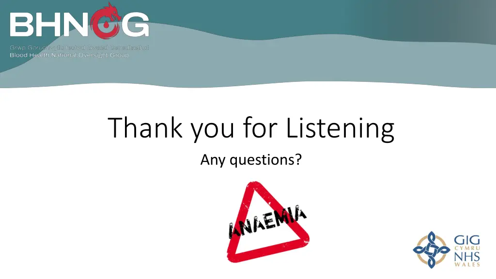 thank you for listening any questions