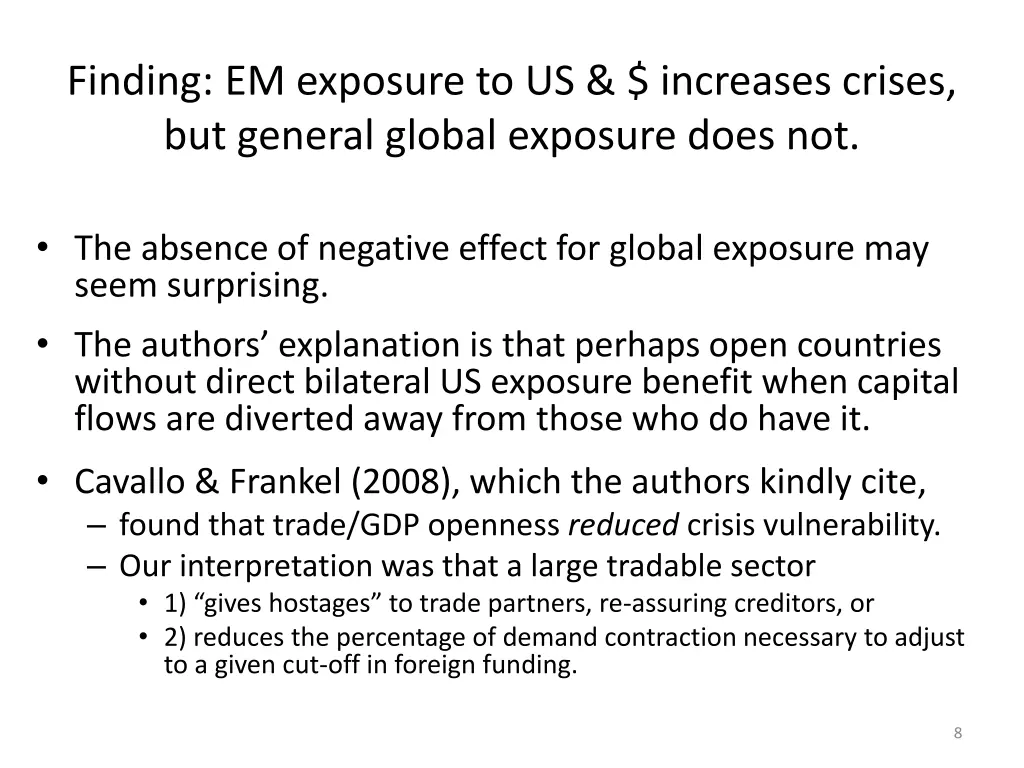 finding em exposure to us increases crises