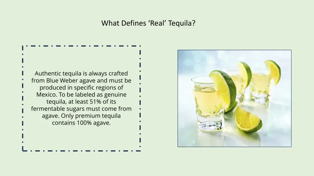 what defines real tequila