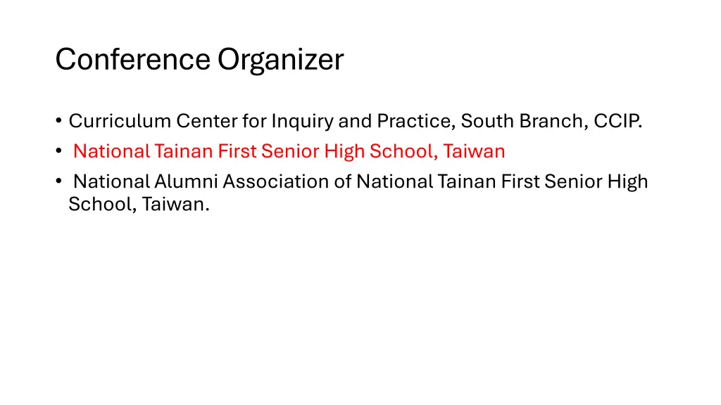 conferenceorganizer