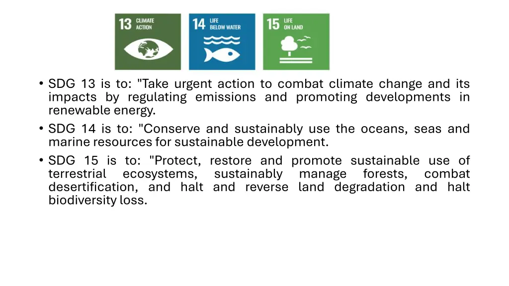 sdg 13 is to take urgent action to combat climate