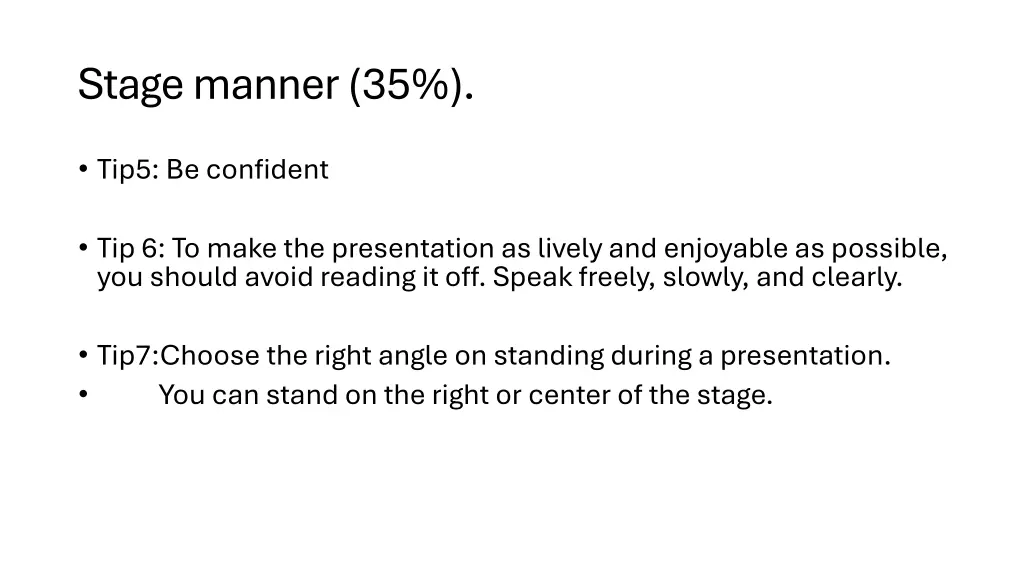 stage manner 35 1