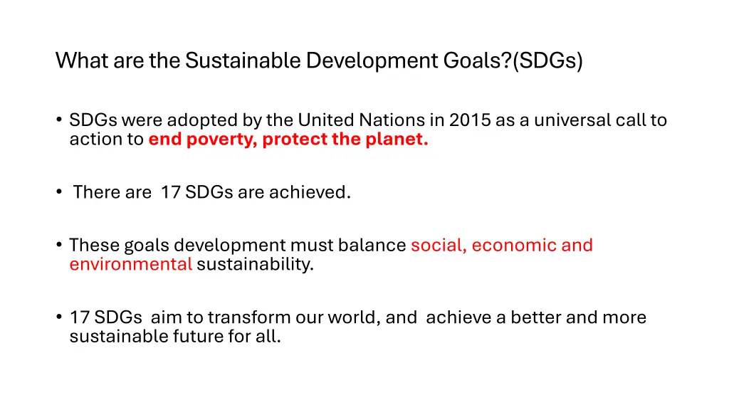 what are the sustainable development goals sdgs
