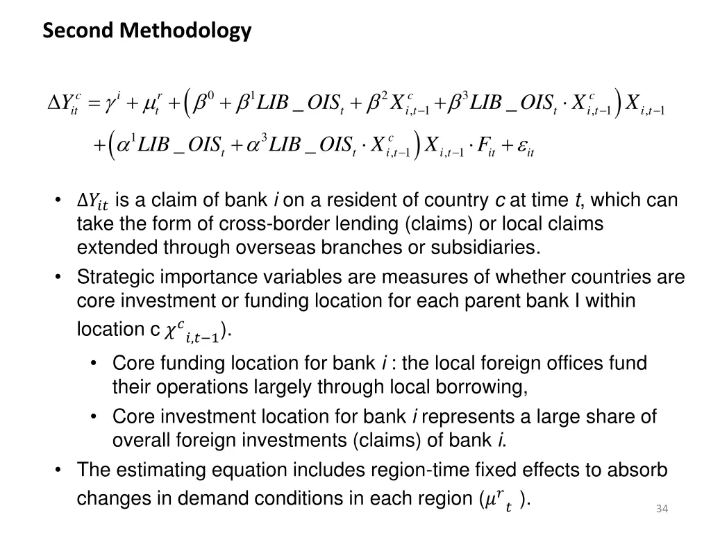 second methodology
