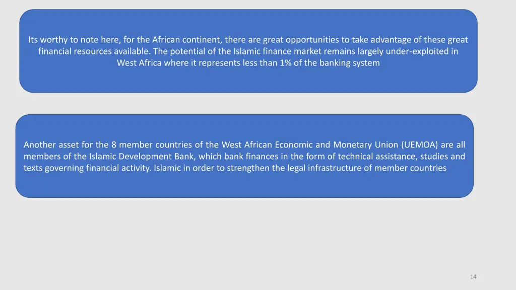 its worthy to note here for the african continent