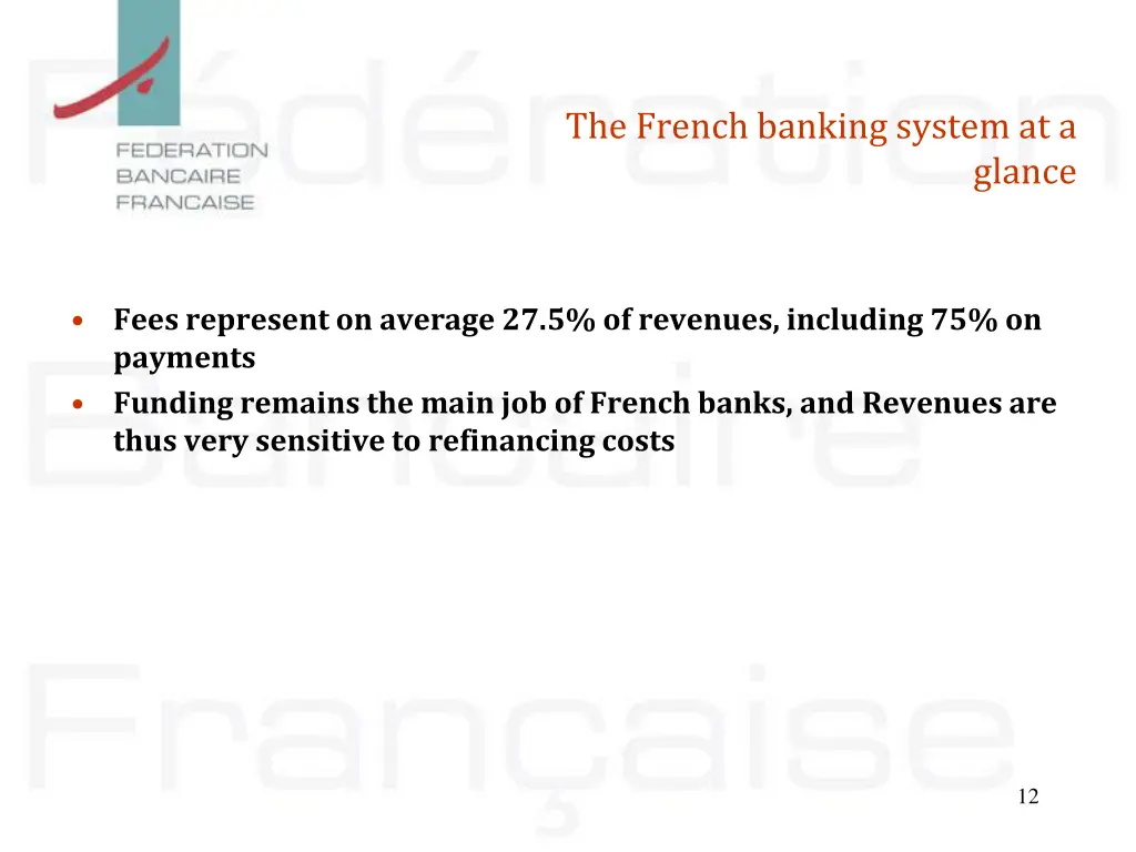 the french banking system at a 6