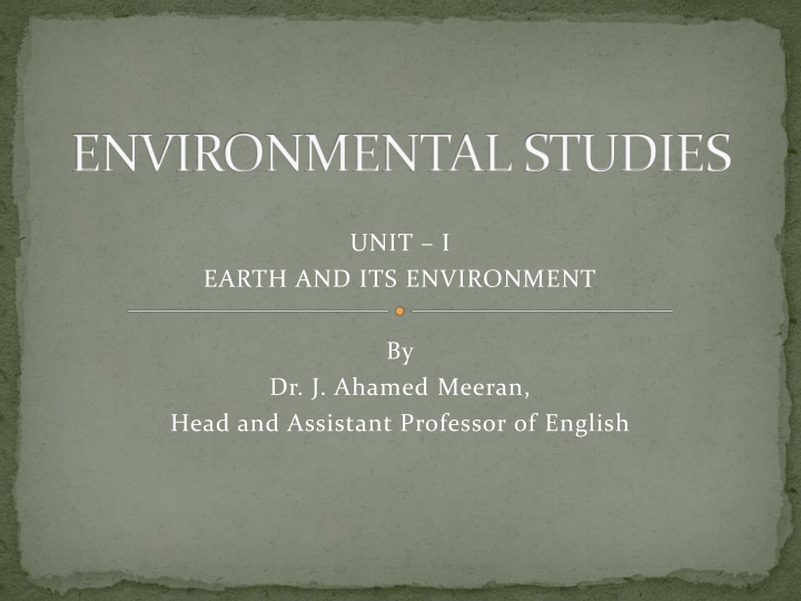 environmental studies