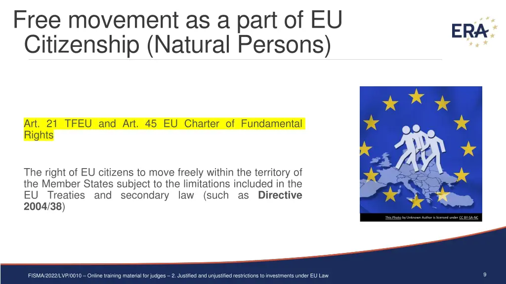 free movement as a part of eu citizenship natural