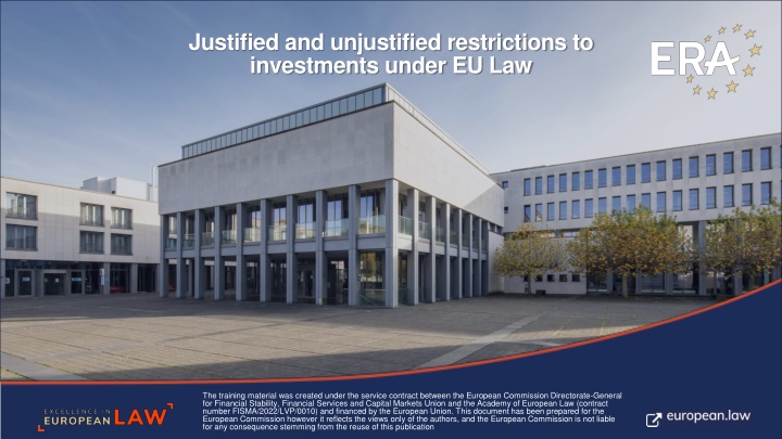 justified and unjustified restrictions