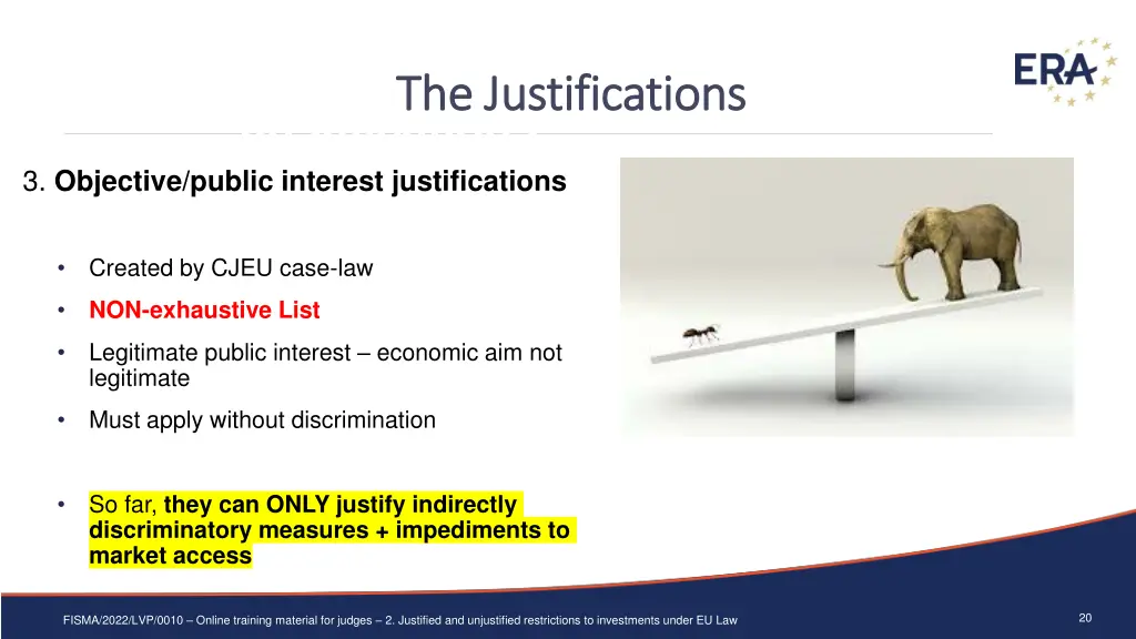 the justifications 2