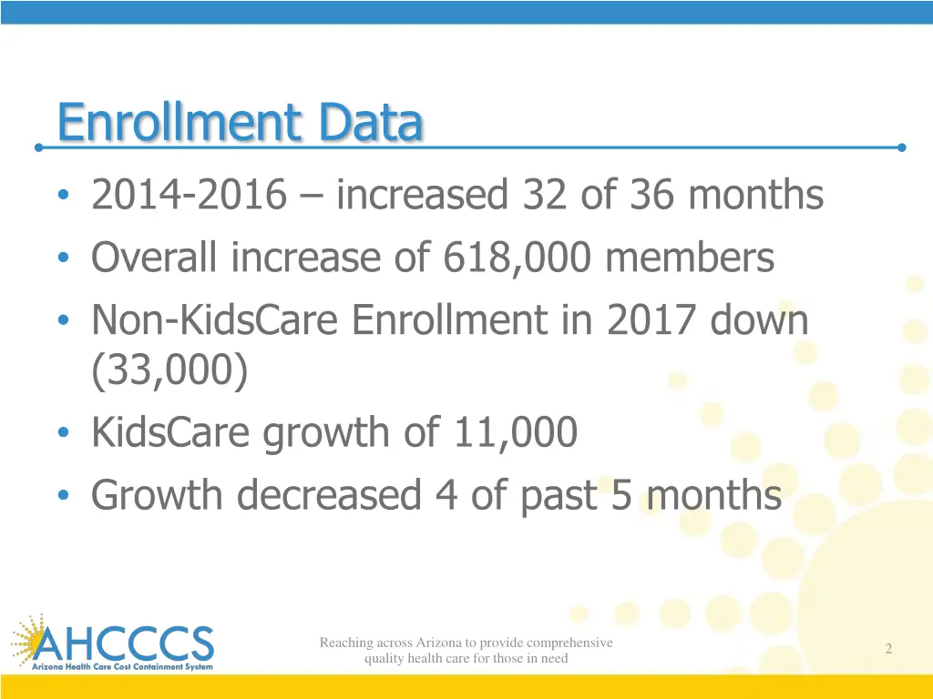 enrollment data 2014 2016 increased