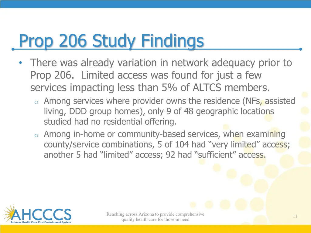 prop 206 study findings