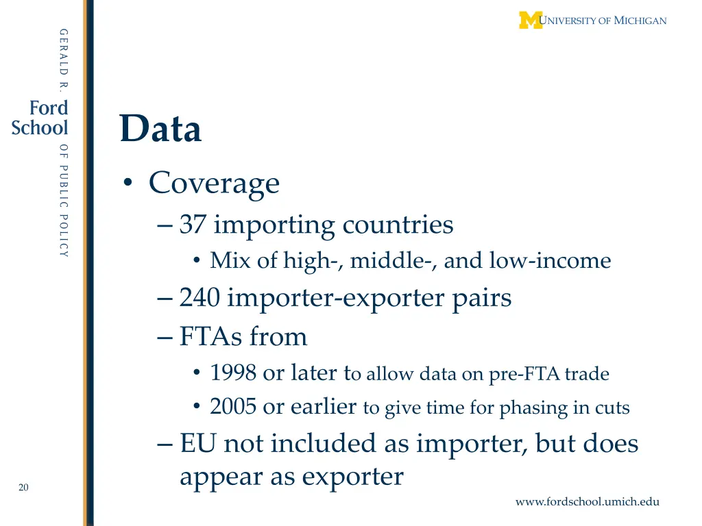 data coverage 37 importing countries mix of high