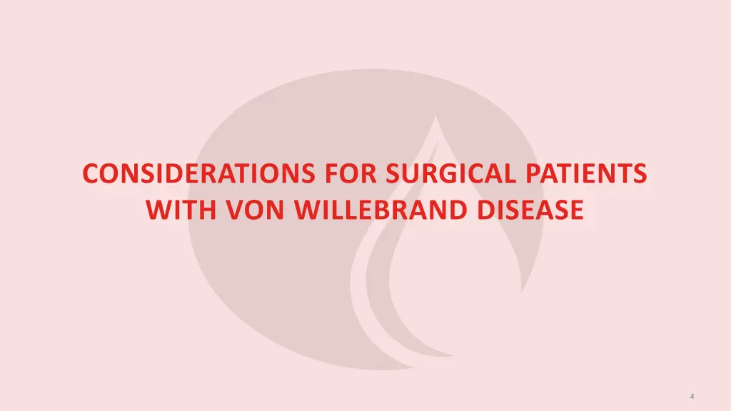 considerations for surgical patients with