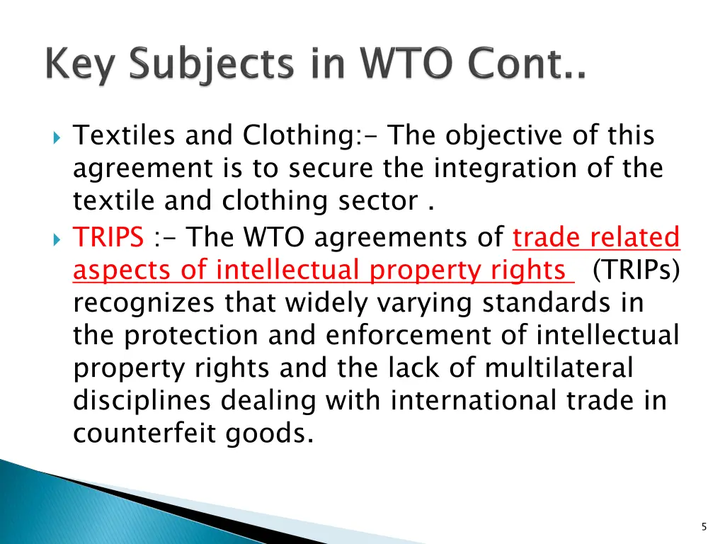 textiles and clothing the objective of this