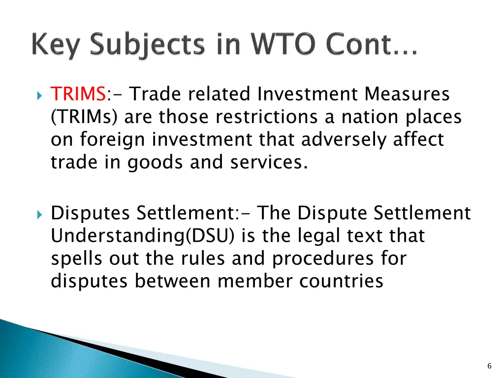trims trade related investment measures trims