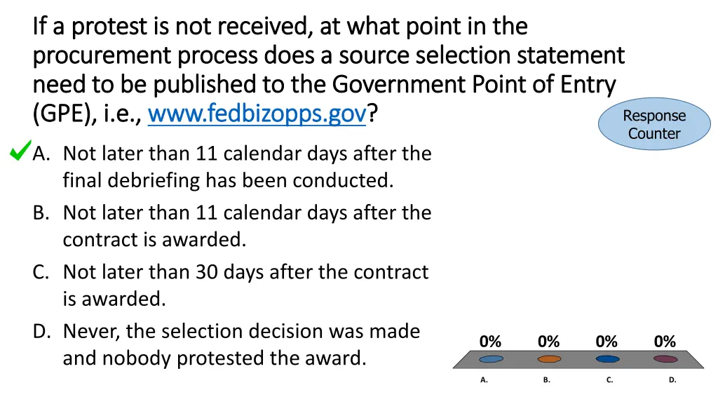if a protest is not received at what point