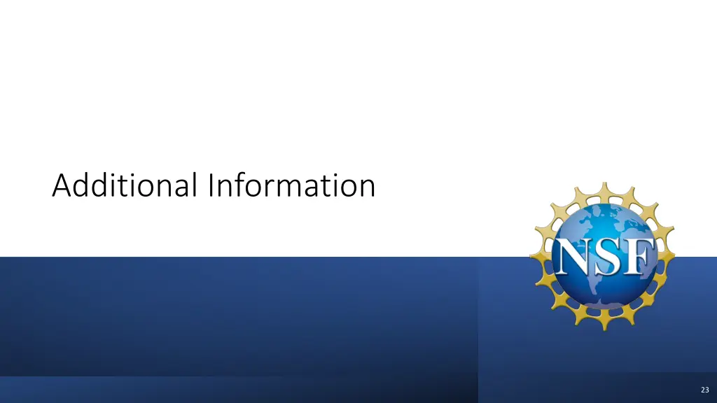 additional information