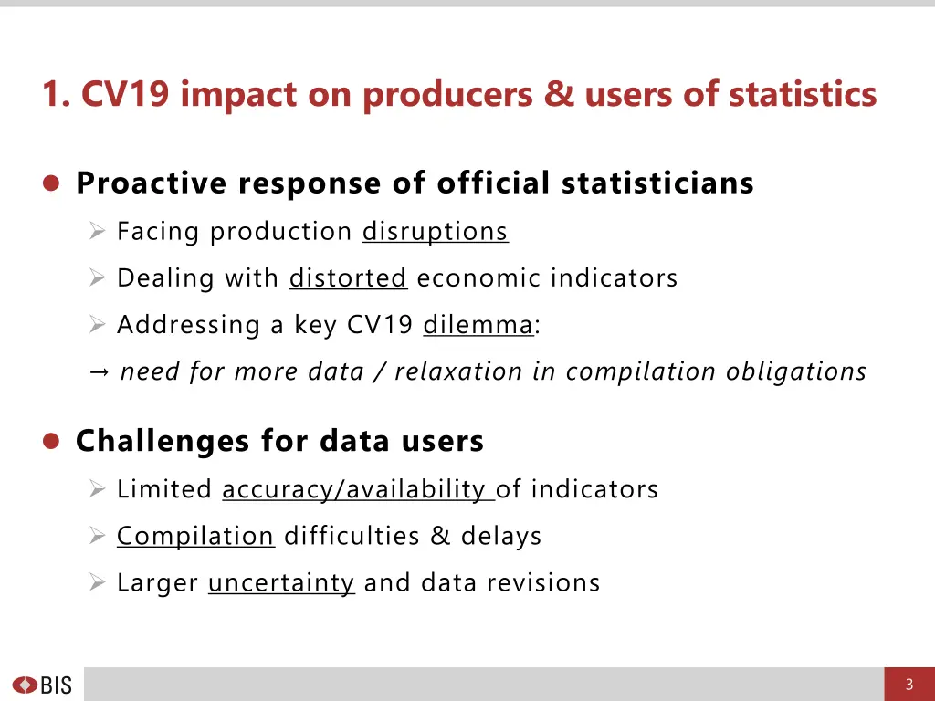 1 cv19 impact on producers users of statistics