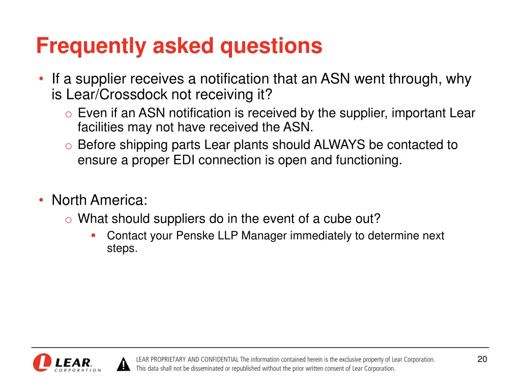 frequently asked questions