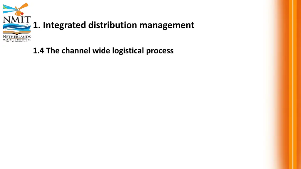 1 integrated distribution management 3