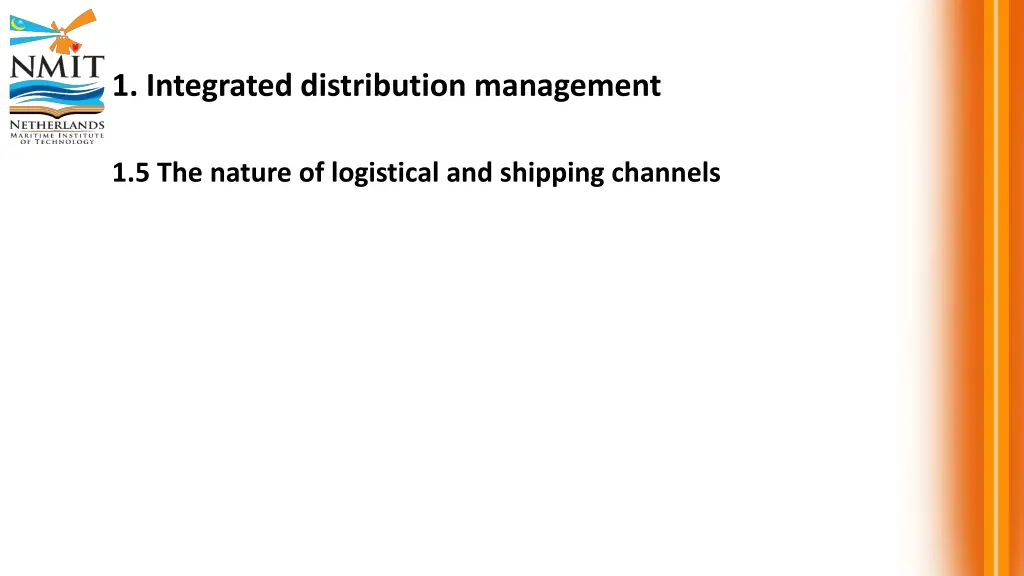 1 integrated distribution management 4